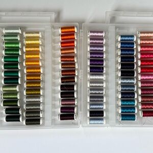Sulky 101 Spools Rayon 40 Weight Thread in Plastic Carrying Case